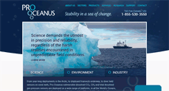 Desktop Screenshot of pro-oceanus.com